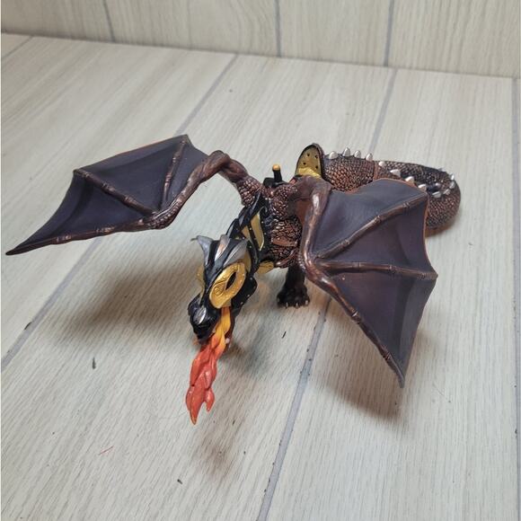 Papo 2007 Medieval Knights Dragon Of Darkness Figurine Toy PVC Character 10" - Picture 4 of 13